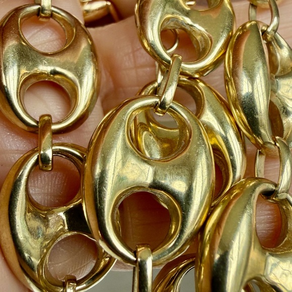 10 karat gold, mariner, chain necklace - Picture 9 of 16